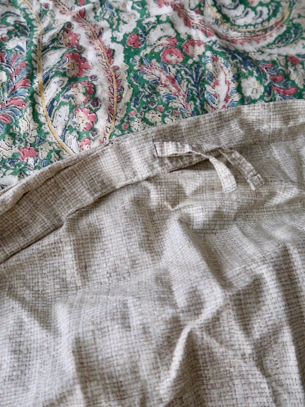 Ralph Lauren Allie Paisley Queen Duvet Cover with 1 Standard Sham Green paisley - Picture 7 of 11